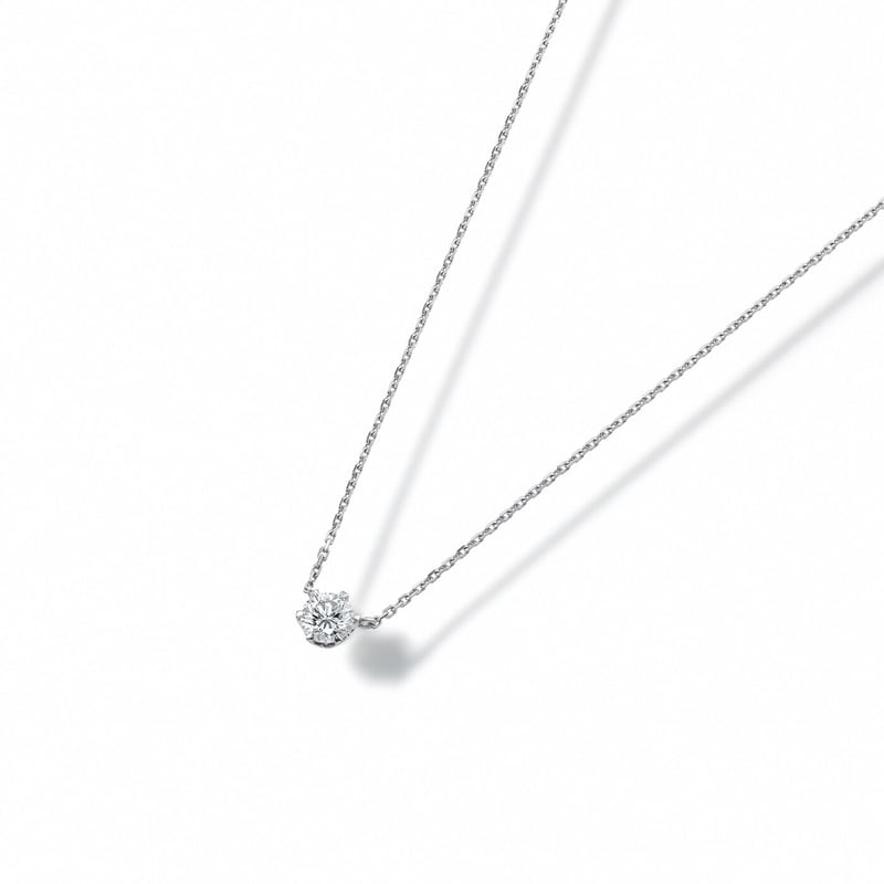0.3ct/6本爪】プラチナ/一粒ダイヤネックレス 3EX | Kai.k jewelry 0.3ct/6本爪】プラチナ/一粒ダイヤネックレス 3EX | Kai.k jewelry