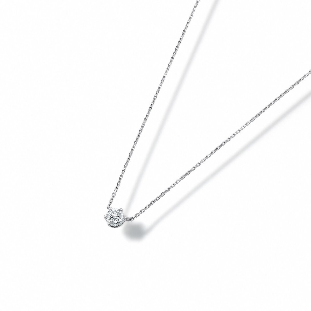 最終お値下げ・お値打ち価格・プラチナ・1粒ダイヤモンドネックレス(3ct) ダイヤモンド ネックレス 一粒 0.3ct 6本爪 プラチナ Pt900