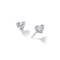 片耳0.3ct/両耳0.6ct　ハートシェイプピアス
