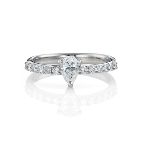 0.4ct upペアシェイプリング
