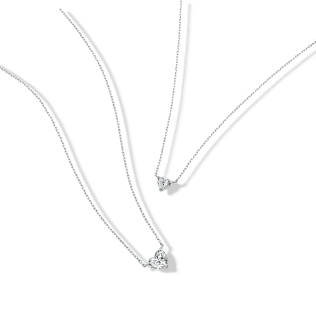 1ct 　ハートシェイプネックレス