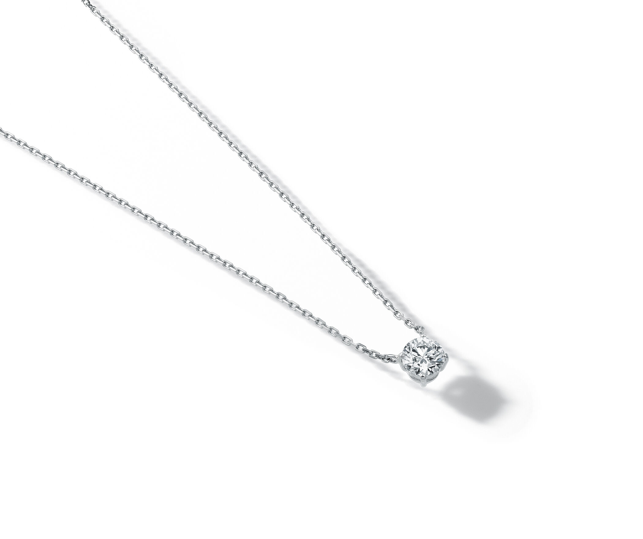 0.3ct/4本爪】プラチナ/一粒ダイヤネックレス 3EX | Kai.k jewelry