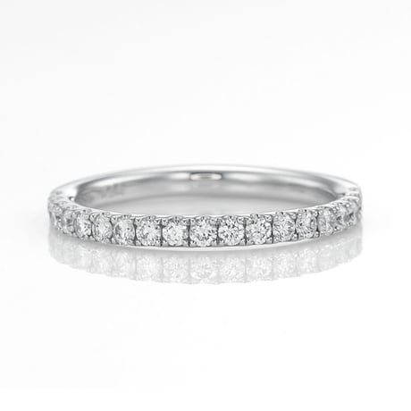 ハーフエタニティリング  約0.33ct (腕幅1.9mm)/プラチナ
