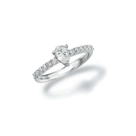 0.4ct upペアシェイプリング