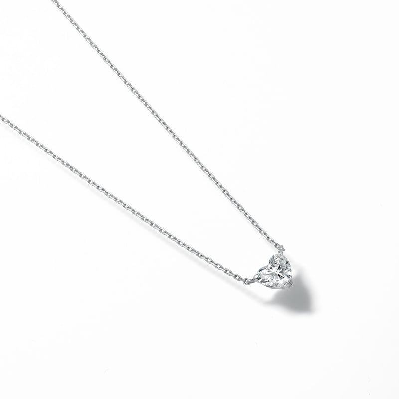 1ct ハートシェイプネックレス | Kai.k jewelry