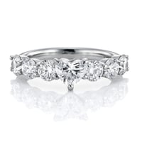 センターハートエタニティリング/中石0.5ct合計1.7ct