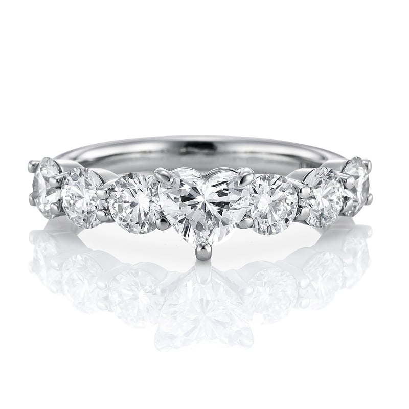 センターハートエタニティリング/中石0.5ct合計1.7ct | Kai.k センターハートエタニティリング/中石0.5ct合計1.7ct | Kai.k