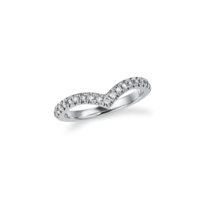 PT950 ダイヤモンドＶリング12号 Vリング Pt950 | Kai.k jewelry