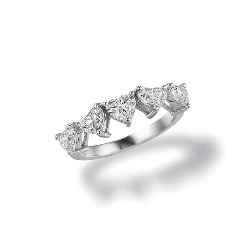 ハートシェイプ×5リング | Kai.k jewelry