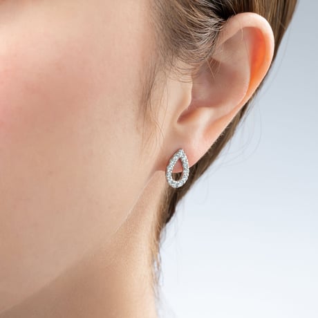 雫ピアス（ダイヤモンド約0.7ct）
