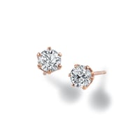 雫ピアス（ダイヤ×トリートブルー(ダイヤ）） | Kai.k jewelry