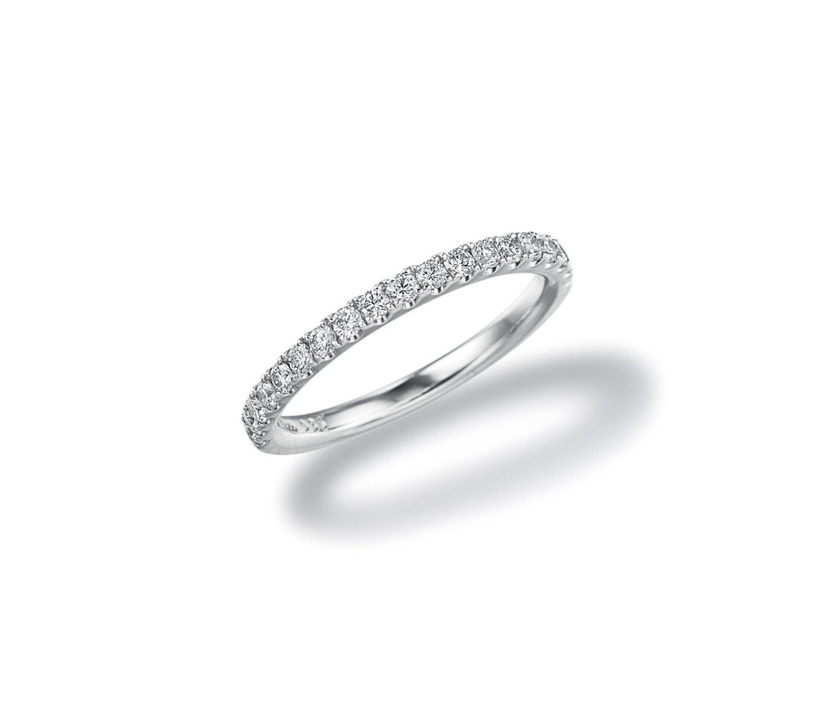 ハーフエタニティリング 約0.33ct (腕幅1.9mm)/プラチナ | Kai.k ハーフエタニティリング 約0.33ct (腕幅1.9mm)/プラチナ | Kai.k