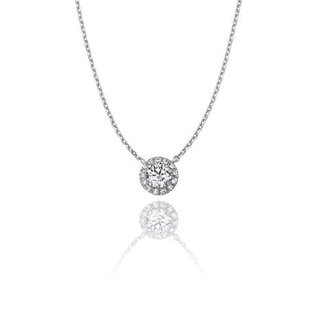ヘイローネックレス/3EX　0.3ct、0.5ct、0.7ct、1ct