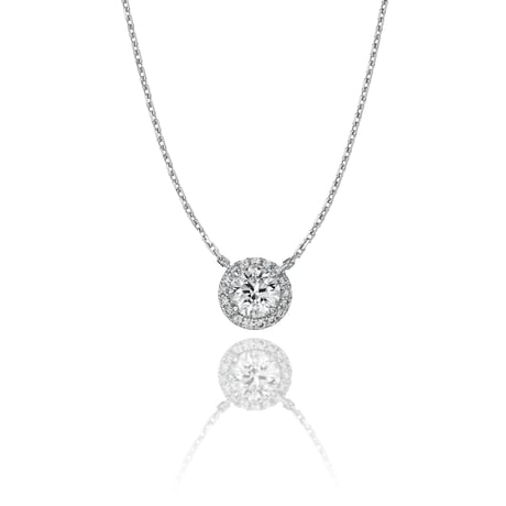 ヘイローネックレス/3EX　0.3ct、0.5ct、0.7ct、1ct
