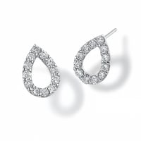 片耳0.3ct 合計0.6ct/4本爪】ダイヤモンドピアス/ H SI2up Excelle