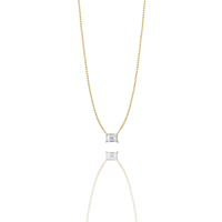 バゲットネックレス 0.2ct G SI1 up