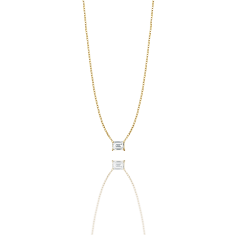 バゲットネックレス 0.2ct G SI1 up