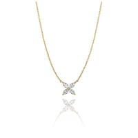 【SALE★人気】プラチナ3連ダイヤネックレス　4℃ プラチナ ダイヤモンドネックレス 0.3ct | 111823125008 | 【公式】4