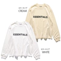 FOG ESSENTIALS/エッセンシャルズ  LONG SLEEVE TEE FEAR OF GOD ロンT フロント ロゴ