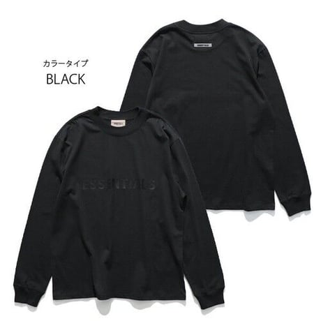 FOG ESSENTIALS/エッセンシャルズ  LONG SLEEVE TEE FEAR OF GOD ロンT フロント ロゴ