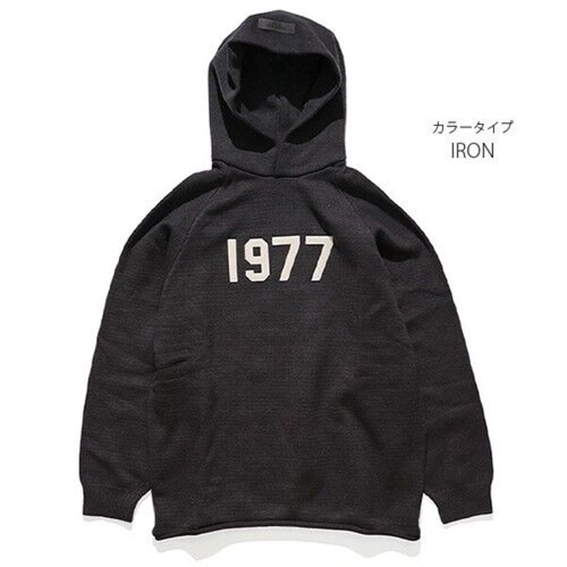 正規品・新品未使用品ESSENTIALS 1977 KNIT HOODIE