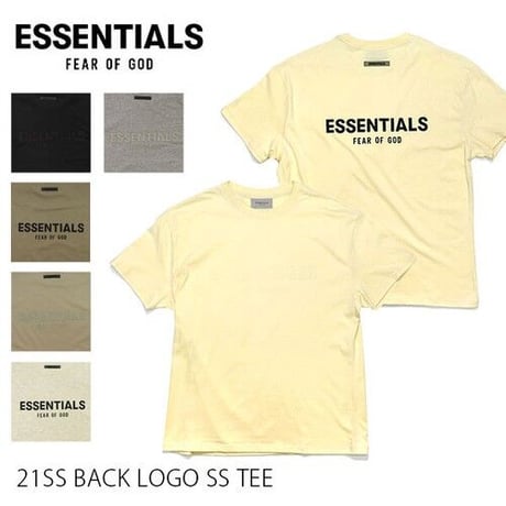 FOG ESSENTIALS/エッセンシャルズ 　BACK LOGO SS TEE FEAR OF GOD Tシャツ バックロゴ 半袖 正規品