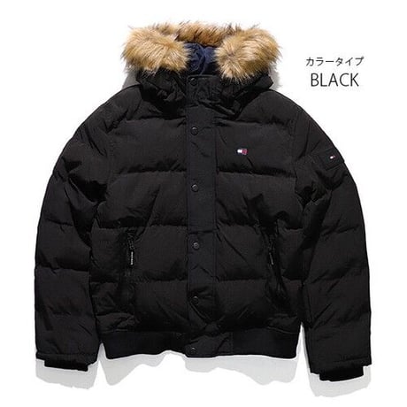 TOMMY HILFIGER/トミーヒルフィガー 中綿ジャケット ブルゾン フード  USA規格