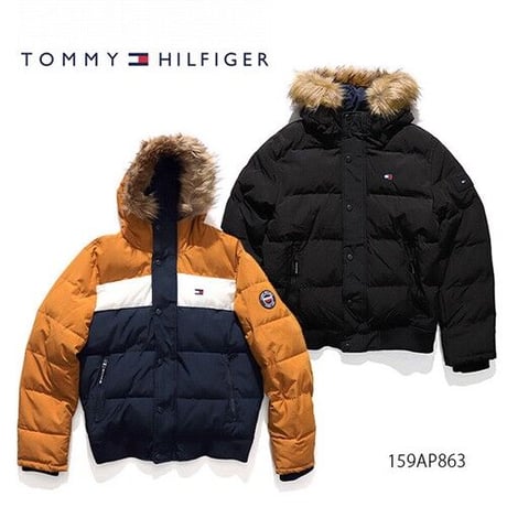 TOMMY HILFIGER/トミーヒルフィガー 中綿ジャケット ブルゾン フード  USA規格