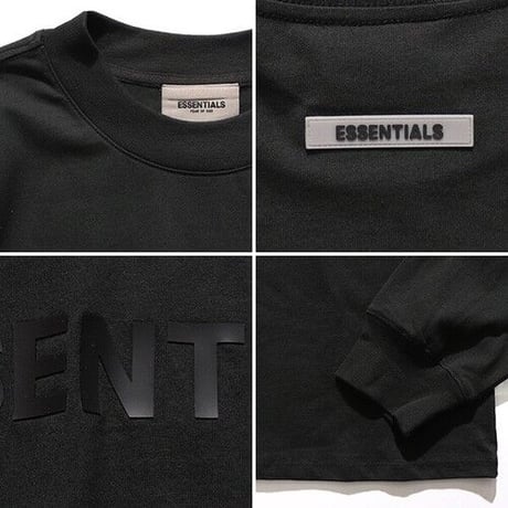FOG ESSENTIALS/エッセンシャルズ  LONG SLEEVE TEE FEAR OF GOD ロンT フロント ロゴ