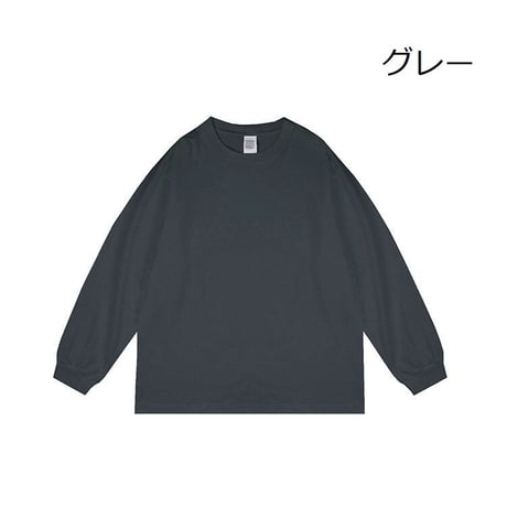 長袖無地トップス ユニセックスP12569--058-SE-P