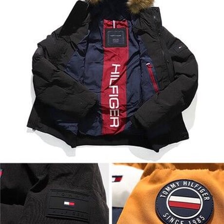 TOMMY HILFIGER/トミーヒルフィガー 中綿ジャケット ブルゾン フード  USA規格