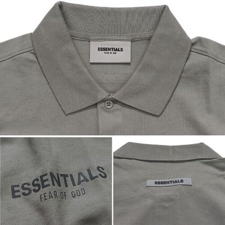 FOG ESSENTIALS/エッセンシャルズ 　SHORT SLEEVE POLO FEAR OF GOD フィアオブゴッド 半袖 ポロシャツ