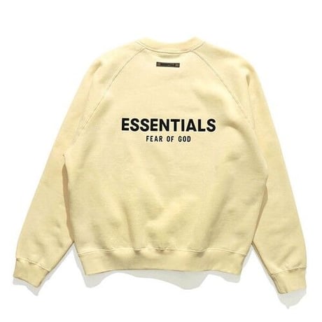 FOG ESSENTIALS/エッセンシャルズ  BACK LOGO CREW NECK SWEAT SHIRTS  ロゴ 裏起毛スウェット