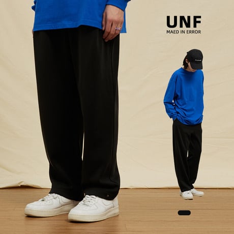 シンプルワイドパンツ 12677--086-INF-P