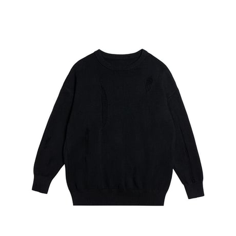 ダメージ(ヴィンテージ)加工ニット【NC P15453-046-INF-T】