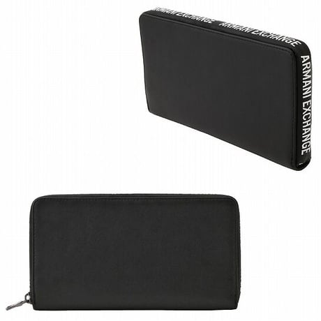 【import】ARMANI EXCHANGE アルマーニ エクスチェンジ 958055 1A808 06021 A/X AX ファスナー長財布