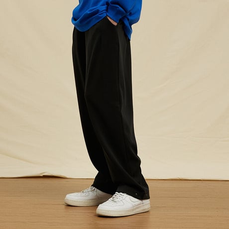 シンプルワイドパンツ 12677--086-INF-P