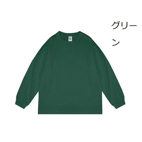 長袖無地トップス ユニセックスP12569--058-SE-P