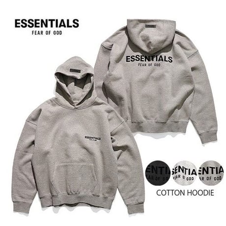 FOG ESSENTIALS/エッセンシャルズ  COTTON HOODIE フーディー 裏起毛パーカー