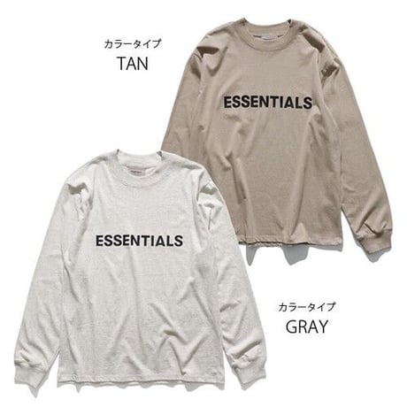 FOG ESSENTIALS/エッセンシャルズ  LONG SLEEVE TEE FEAR OF GOD ロンT フロント ロゴ