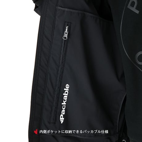 PAJAR WYNDHAM MENS PACKABLE RAIN JACKET：pajar-p6n364s0rh
