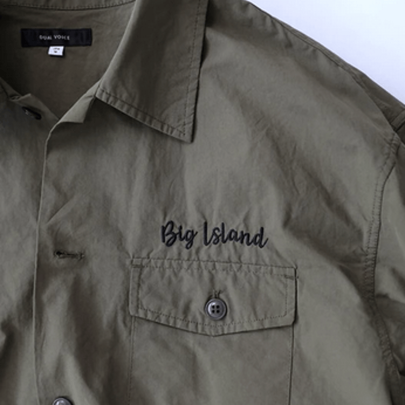 スーベニアジャケット - ユーティリティ長袖シャツ(アロハハワイ柄