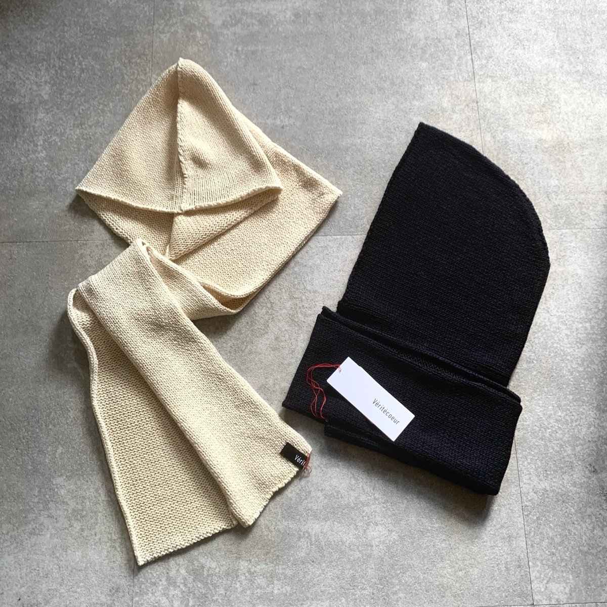 Veritecoeur VCK-275 コットンシルケットフードストール | hana hana