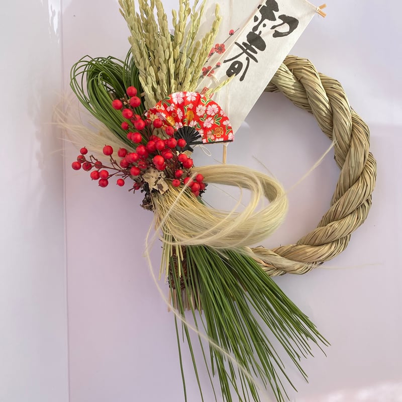 Koma　訳ありしめ縄&フラワーしめ縄セット 楽天市場】しめ縄飾り しめ縄 おしゃれ い草 国産 | 日本製