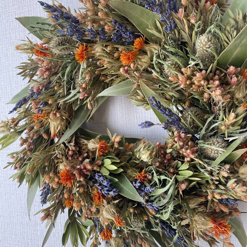 dried flower Xmas wreathe ②
