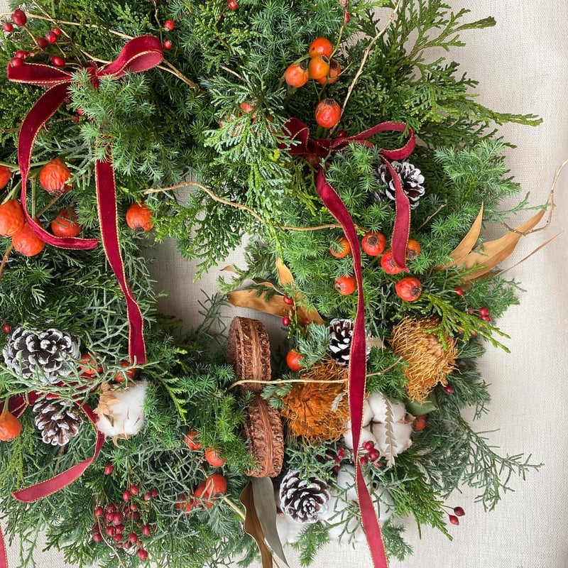 見本品】Xmas Wreath /fresh | noix
