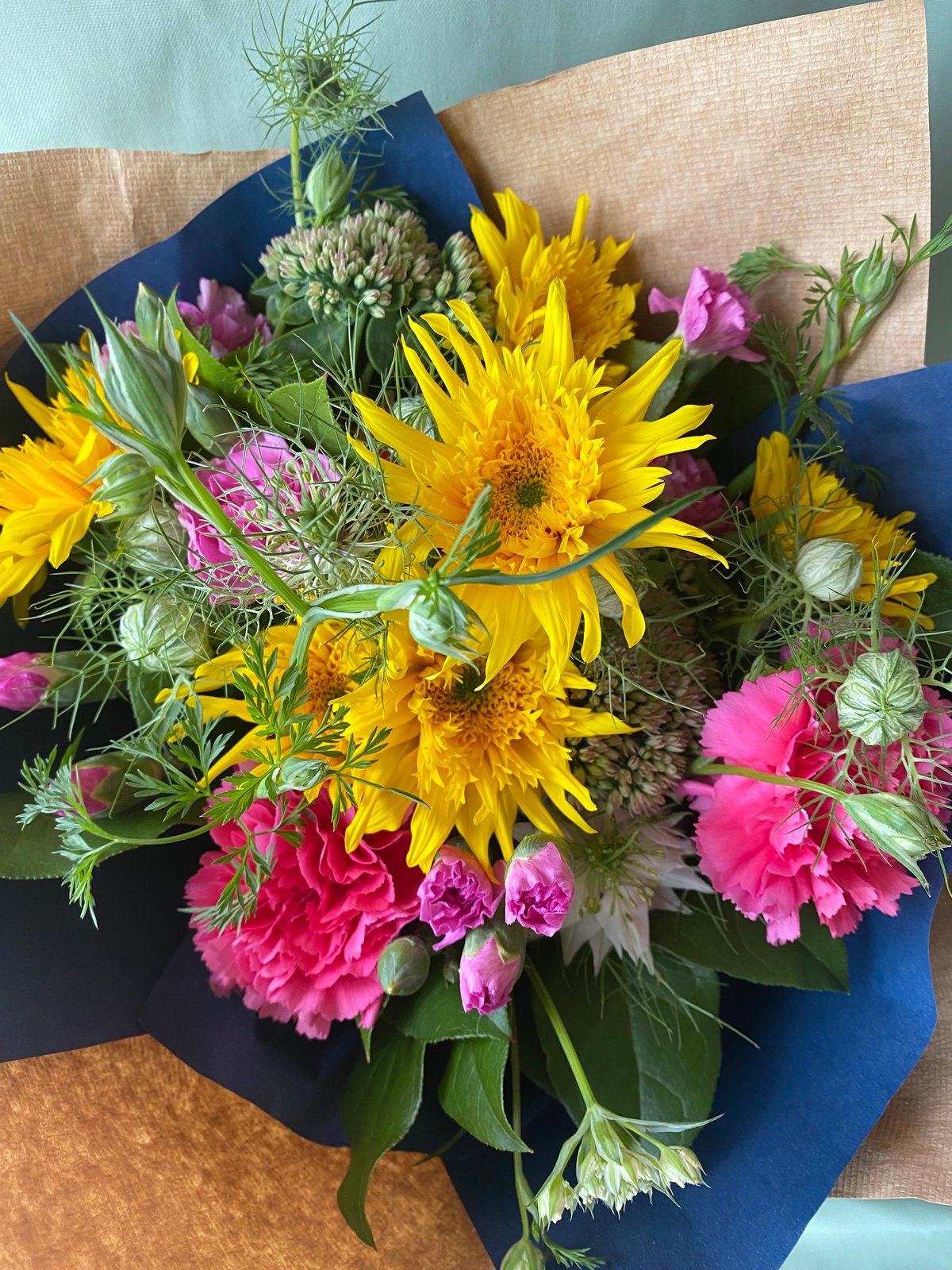 pommeさま売約済み 二股かんざし〈Bouquet・秋色ブーケ・盛り