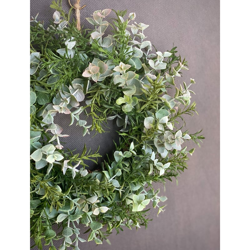 NX2347】artificial flower wreathe /Green | noix