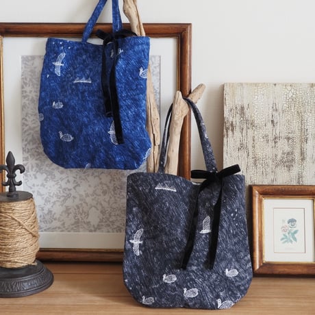 megli／とりレース mini bag