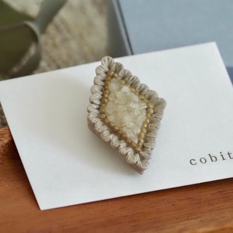 cobito／ブローチm（rice）